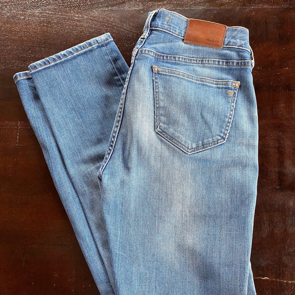 Madewell Alley straight leg jeans light wash